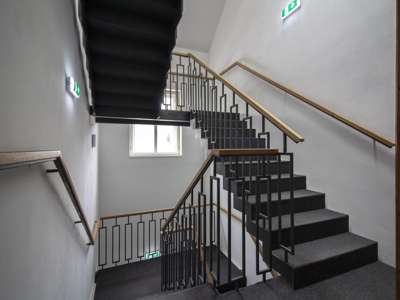 Staircase in the apartment house