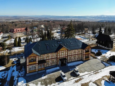 View of Villa Kollár from the sky